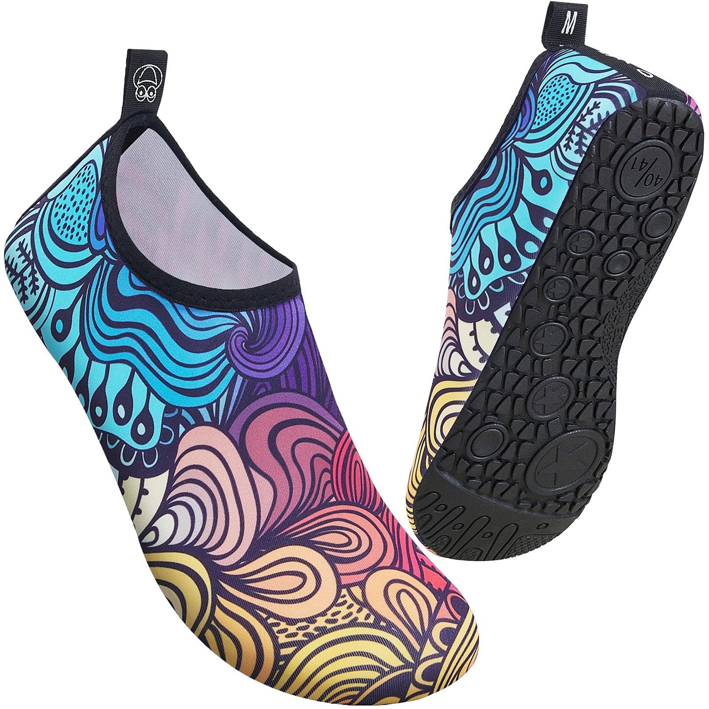 Metog Men Women Water Shoes Quick-Dry Aqua Socks Barefoot Slip-on for Beach Swim Sport Surf Yoga Exercise