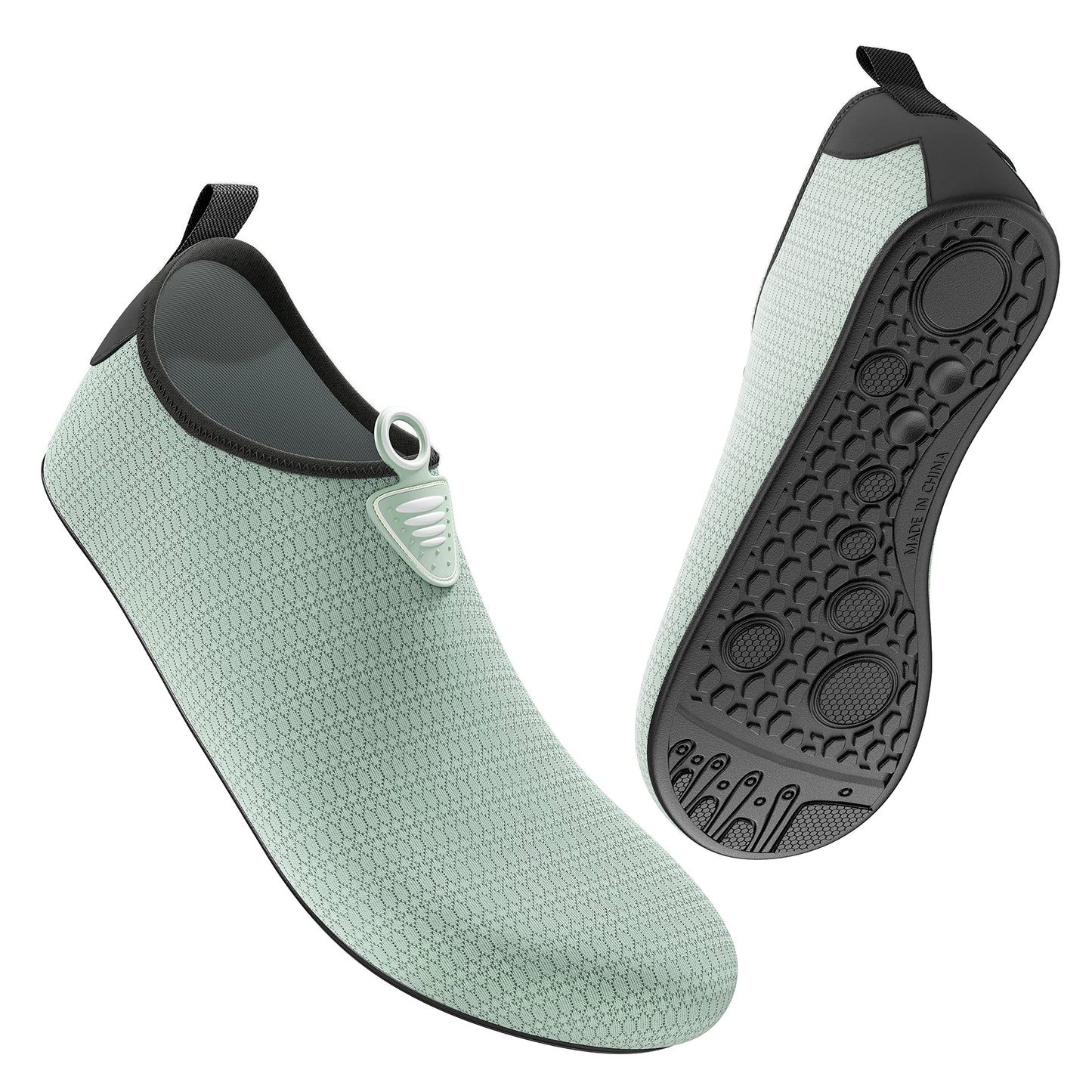 Metog Men Women Water Shoes Quick-Dry Aqua Socks Barefoot Slip-on for Beach Swim Sport Surf Yoga Exercise
