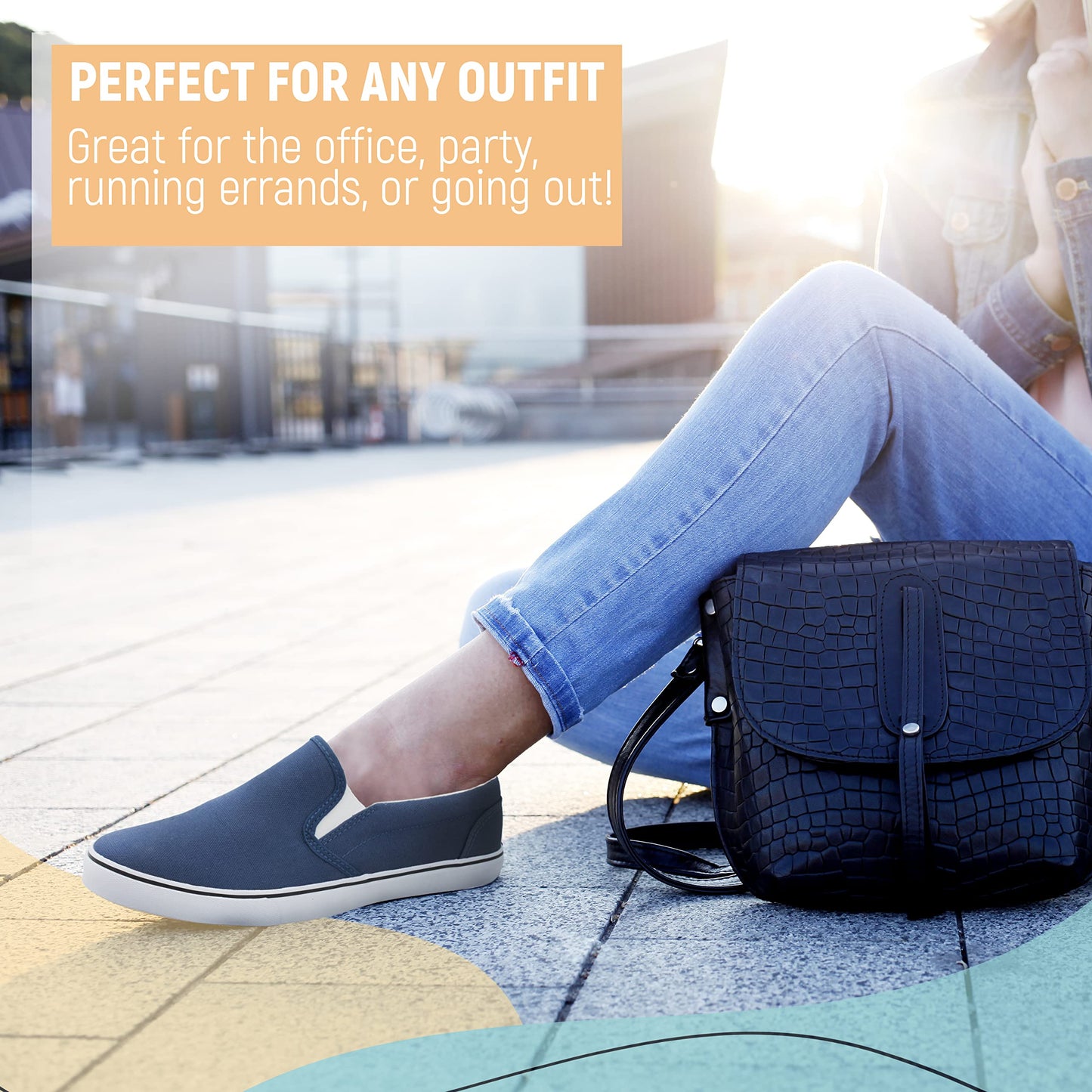 Low-Top Slip Ons Women's Fashion Sneakers Casual Canvas Sneakers for Women Comfortable Flats Breathable Padded Insole Slip on Sneakers Women Low Slip on Shoes