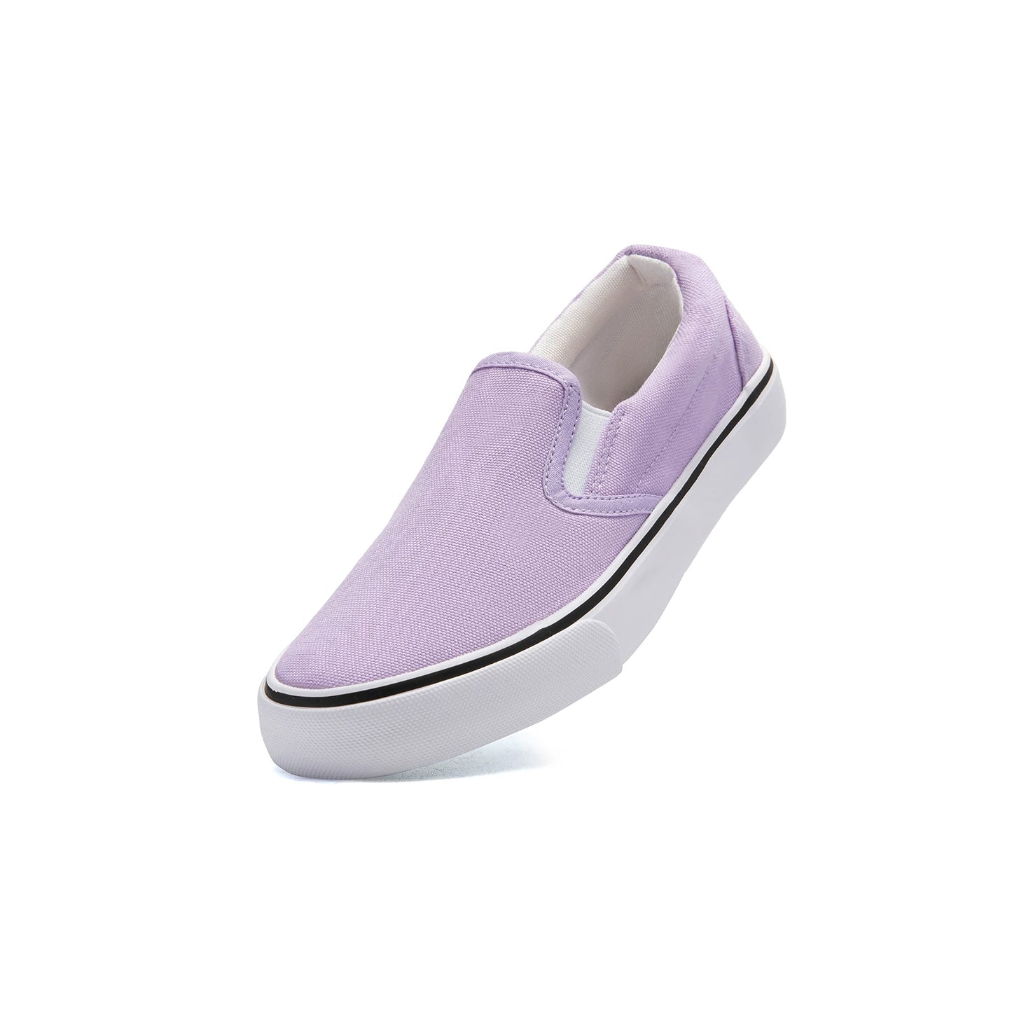 Low-Top Slip Ons Women's Fashion Sneakers Casual Canvas Sneakers for Women Comfortable Flats Breathable Padded Insole Slip on Sneakers Women Low Slip on Shoes