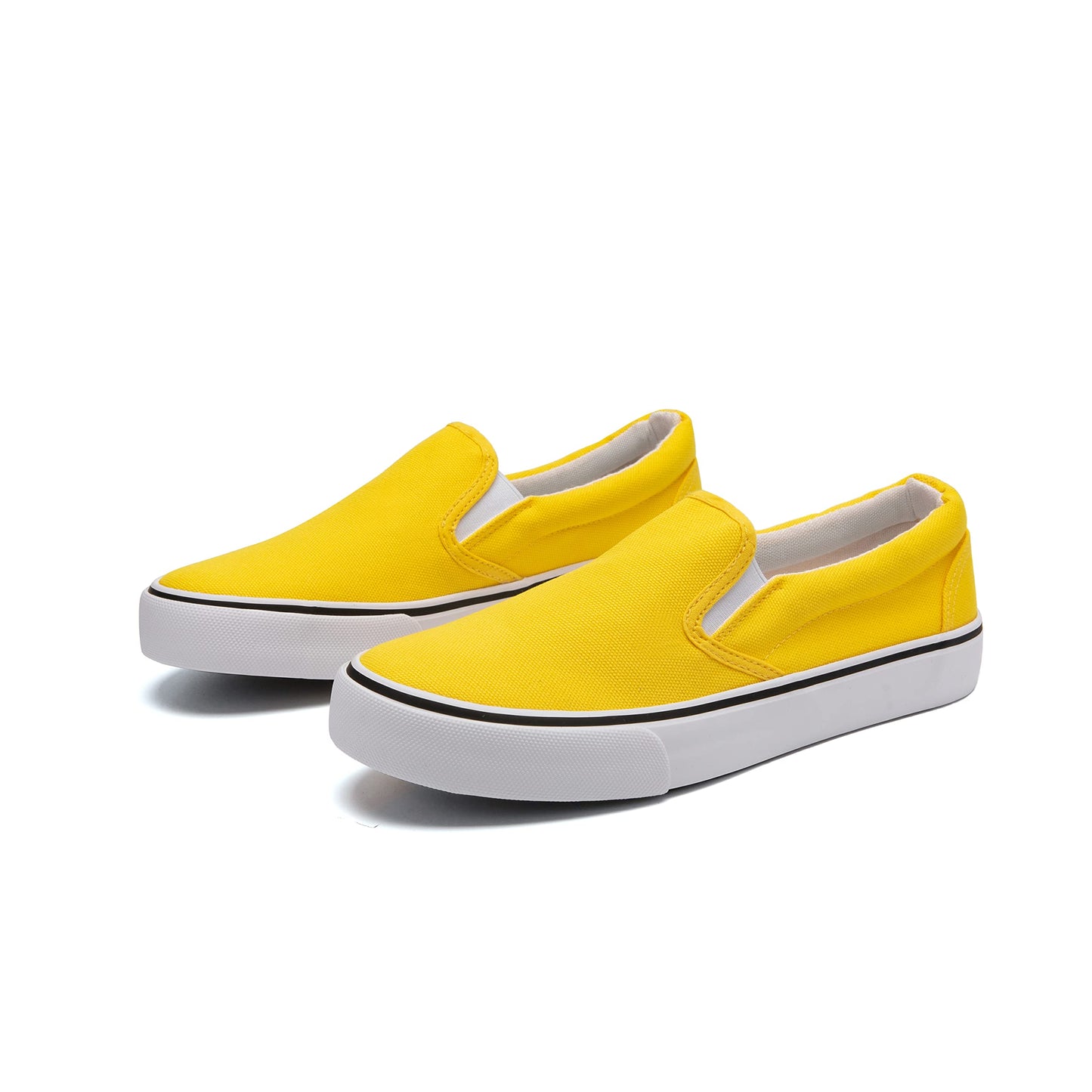 Low-Top Slip Ons Women's Fashion Sneakers Casual Canvas Sneakers for Women Comfortable Flats Breathable Padded Insole Slip on Sneakers Women Low Slip on Shoes